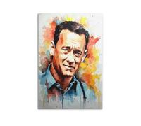 DFBDJASD Actor Tom Hanks Poster1 Poster Decorative Painting Canvas Wall Posters And Art Picture Print Modern Family Bedroom Decor Posters 16x24inch(40x60cm)