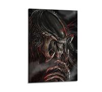 DFBDJASD Alien Predator Art Poster Poster Decorative Painting Canvas Wall Posters And Art Picture Print Modern Family Bedroom Decor Posters 20x30inch(50x75cm)