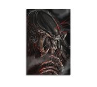 DFBDJASD Alien Predator Art Poster Poster Decorative Painting Canvas Wall Posters And Art Picture Print Modern Family Bedroom Decor Posters 20x30inch(50x75cm)