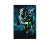 DFBDJASD Alien Vs. Predator 2 Movie Poster Poster Decorative Painting Canvas Wall Posters And Art Picture Print Modern Family Bedroom Decor Posters 08x12inch(20x30cm)