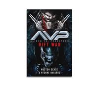 DFBDJASD Alien Vs. Predator Rift War Movie Poster Poster Decorative Painting Canvas Wall Posters And Art Picture Print Modern Family Bedroom Decor Posters 20x30inch(50x75cm)