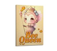 DFBDJASD Little Bee Queen Poster Poster Decorative Painting Canvas Wall Posters And Art Picture Print Modern Family Bedroom Decor Posters 12x18inch(30x45cm)