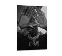 DFBDJASD Rapper Young Dolph Poster1 Poster Decorative Painting Canvas Wall Posters And Art Picture Print Modern Family Bedroom Decor Posters 16x24inch(40x60cm)