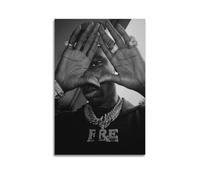 DFBDJASD Rapper Young Dolph Poster1 Poster Decorative Painting Canvas Wall Posters And Art Picture Print Modern Family Bedroom Decor Posters 12x18inch(30x45cm)