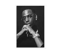 DFBDJASD Rapper Young Dolph Poster2 Poster Decorative Painting Canvas Wall Posters And Art Picture Print Modern Family Bedroom Decor Posters 24x36inch(60x90cm)