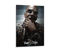 DFBDJASD Rapper Young Dolph Poster3 Poster Decorative Painting Canvas Wall Posters And Art Picture Print Modern Family Bedroom Decor Posters 20x30inch(50x75cm)