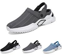 Dfcdcoo Meaboots Sandals,Meaboots Sports Sandals, Men's Comfort Breathable Orthopedic Sports Sandals (Gray,43)