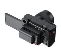 DFCINE ICEMAN-E6 Camera Cooler for Canon R5/R6/90D/SX70, TEC Semiconductor Camera Cooling Fan with LED Display, Dual Power via LP-E6 or USB-C, Quiet Operation, Smart Lock Mount