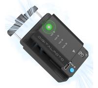 DFCINE ICEMAN-FZ100 Camera Cooler + NP-FZ100 Battery Bundle, TEC Cooling Fan with LED Display & Dual Power, 2600mAh USB-C Rechargeable Battery for Sony A7IV, A7C, A7R V, FX3, A6700 etc.