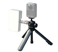 DFCINE POP-4 Self-Opening Tabletop Tripod & Selfie Stick for Smartphones, Cameras & Pocket Gimbals, Magnetic Phone Mount Ready, Tap-to-Open Mini Tripod with 360° Ball Head, Dual 1/4" Threads, Portable