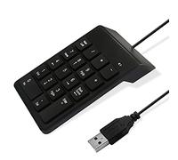 Numeric Keypad for Laptop,18 Key USB Keypad, Numerical Keypad Wired Portable Ultra Slim Mini Numpad External Numbers Keyboard Pad teclado numerico for Laptop PC Computer Desktop Surface pro Notebook