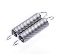 DFDFSFG Compressed Spring 1PCS Tension Spring Wire Dia.1mm 304 Stainless Steel Extension Spring Length 70-120mm Hook Spring Spring Assorted Kit (Color : 1 x 12mm, Size : 75 mm)