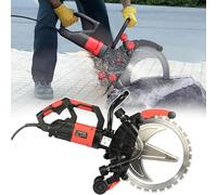 Dfdieratve 16" Electric Concrete Saw, Cut Depth11.81, 8980W Handheld Concrete Ring Saw, with Water Fed Dust Suppression, High Strength Diamond Cutter Head, for Stone, Rebar, Brick