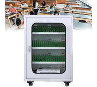 Dfdieratve Cell Phone Charging Stations 30/40/50/60 Slots Cellphone Charging Station W/Wheels & Lock,Rechargeable Phones Locker Secure Phone Cabinet, for schools, classrooms, offices,60Slots
