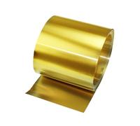 DFDPAXL 1 Meter Long H62 Brass Foil Roll Thickness 0.15Mm, Width 30-200Mm Brass Strip Suitable for Various Industrial And DIY Projects,0.15×100×1000mm