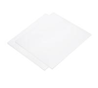 DFDPAXL 2 Pcs White PP Sheet Polypropylene Plastic Board 200×400Mm