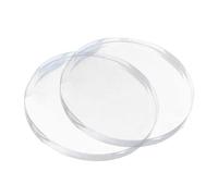 DFDPAXL 2 Pieces Clear Acrylic Round Discs Thickness 4Mm, Round Acrylic Panel Ideal for Display Designs And DIY Projects,Diameter 160mm
