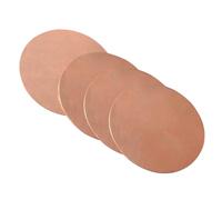 DFDPAXL 4 Pcs Pure Copper Round Plate, Copper Round Disc 1.5×10Mm-1.5×30Mm Suitable for DIY Crafts And Home Improvement,Fuchsia,1.5×30mm
