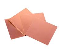 DFDPAXL 4 Pcs T2 Copper Sheet Thickness 0.25Mm Pure Copper Material Plate Suitable for DIY Projects, Architectural Decoration,0.25×15×15mm