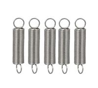 DFDPAXL 5 Pcs Stainless Steel Small Dual Hook Ends Spring Wire Diameter 0.6Mm Suitable for Construction Machinery,0.6×8×30mm