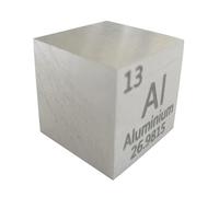 DFDPAXL Aluminium Cube Metal High Density Pure Element Cube 15×15×15Mm Suitable for Science Education Experiment Application