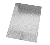 DFDPAXL Non-Slip Aluminium Metal Sheet Aluminum Alloy Plate Square Embossed Panel 600×100Mm Suitable for Decoration, Construction,600×100×1.5mm