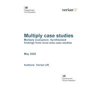 DFE-RR 1629/2 Multiply case studies. Multiply evaluation: Synthesised findings from local area case studies. May 2026
