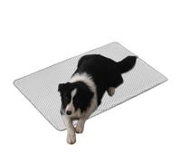 dfEDRd Dog & Cat Cooling Mat, Cool Mat for Dogs | Summer Cooling Pet | Scratch-Resistant Bed Mattress for Medium Cats Puppy in Hot(L)