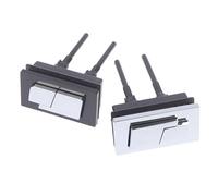 dfEDRd Dual Push Button Toilet Flush Button, Toilet Push, Flush Button 1pcs Square Dual Tank(Black)