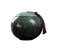 dfEDRd Glazed Ceramics Cremation Urns For Human Ashes Keepsake Pet Pack Of 4 Multicolor(Green)