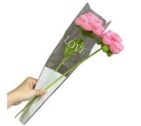 dfEDRd Knitted Flowers, 1PCS Rose Fake Flowers Creative Artificial Bouquet Hand-woven Crochet Home Table Decorate(12)