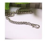 dfEDRd Purse Chains, 2 Pcs 40-120cm Bags Chain Metal Handle Bag Handbag Antique Accessory Strap Hardware(Silver,60cm)