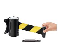 dfEDRd Queue Barrier Belt, Barrier 5m Security Tape Adjustable Warning Ribbon Isolation Strap Indoor/Outdoor Safety Fence Easy Installation