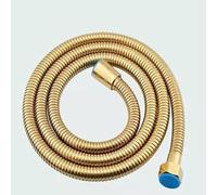 dfEDRd Shower Hoses, 1m 1.5m 200cm Golden Shower Hose, | Stainless Steel Replacement(200cm)