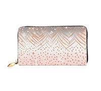 Dfekgoklpf Large Capacity Glittery Pretty Pattern Print Fold Accordion Leather Wallet Id Card Holder Long Purse Multi-Function with Zipper Purse for Man Women Travel Wallet with Coin Receipt Pocket