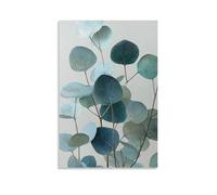 DFENILROP Wall Art, Plants Poster, Eucalyptus Leaves Art Print, Perfect For Modern Home Decor - Designer Canvas Print, Gift 16x24inch(40x60cm)