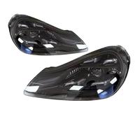DFERTYOU Car Accessories Headlamp Compatible For Porsche Cayenne 957 2007-2010 Headlights Upgrade Matrix Front Lights Assembly(Halogen)