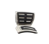 DFFHW Stainless steel pedals for Au&di A3 and Q3 models (2013-2021), with accelerator/brake pedal protectors. (Automatic transmission, no rest function)