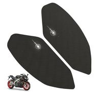 DFFMQSJ Compatible with Aprilia RSV4 2009-2018 Motorcycle Side Fuel Tank Pad Protector Stickers Decal Anti Slip Gas Knee Grip Traction Pad Tankpad Motorbike Accessories, Self-Adhesive, Black