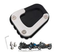DFFMQSJ Compatible with BMW K1600B K1600GT K1600GTL Motorcycle Kickstand Pad, CNC Motorcycle Kickstand Foot Side Stand Extension Pad, Motorbike Kickstand Extension Pad(black,K1600B)