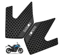 DFFMQSJ Compatible with CF-MOTO 400NK 650NK CF650TR Motorcycle Side Fuel Tank pad Tank Pads Protector Stickers Decal Non-slip Gas Knee Grip Traction Pad Tankpad Black Motorbike Accessories