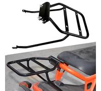 DFFMQSJ Compatible with Honda Ruckus Zoomer Motorcycle Rear Luggage Rack Cargo Carrier Bracket Thickened Steel Tail Storage Rack Top Box Holder Support Bracket Extended Seat Shelf for Helmet, Bag
