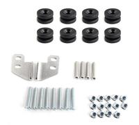 DFFMQSJ Motorcycle Frame Mount Bracket Accessory Set Rear Luggage Rack Side Luggage Case Fasteners Replacement Luggage Case Mount Fasteners Trunk Pannier Screw Bolts Lock Support(Saddlebag Access)