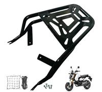 DFFMQSJ Motorcycle Rear Luggage Rack Compatible with Honda Monkey 125 Stona Ape 125 Cross Rear Tail Storage Rack Steel Top Box Holder Support Bracket Cargo Carrier Bracket Accessories with Nets