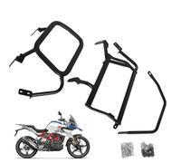 DFFMQSJ Motorcycle Saddlebag Support Racks Side Pannier Racks Compatible with BMW G310GS G 310 GS Steel Side Box Steady Frame Side Carrier Racks Luggage Mounting Bracket Accessories