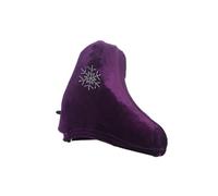DFGBAPKBL Figure Skate Boot Covers Figure Skating Boot Covers Protector Anti-Scratch Anti-Dirty Thick Knitted Skate Ice Protection(Purpe Diamond L)