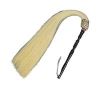 DFGBAPKBL Fly Horsetail Whisk Retro Style Whisk Tai Chi | Real Horsetail Tai Chi Martial Arts(Color1 50cm)