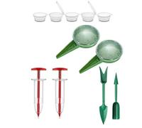 DFGDFA 6 PCS Mini Seed Spreader Set, 2024 New Mini Sowing Seed Dispenser, Garden Seed Planter Tool, Garden Handheld Seed Dispenser for Small Seeds,D