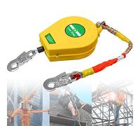 DFGENLY Cable Self Retracting Lifeline Load 300kg, Retractable Tool Lanyard Fall Protection for Work At Height, Building Construction, Prevent Accidental Falls, Double Lock+Steel Cable