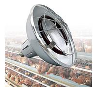 DFGENLY Poultry Infrared Heat Lamp, Heat Lamp for Puppies Chicks Rabbits Adjustable Temperature 200W-400W, Halogen Heating Lamp with Thermostat and Power Cord for Breeding Farm/family